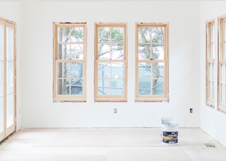 Remodeled porch with Marvin Windows