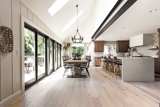 Minneapolis designer and realtor Katie Kurtz’s renovated kitchen space.