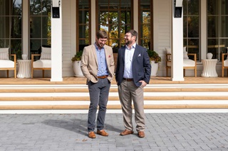 Luke Sippel and Bill Holloway, residential designers and owners of Lake + Land Studio.