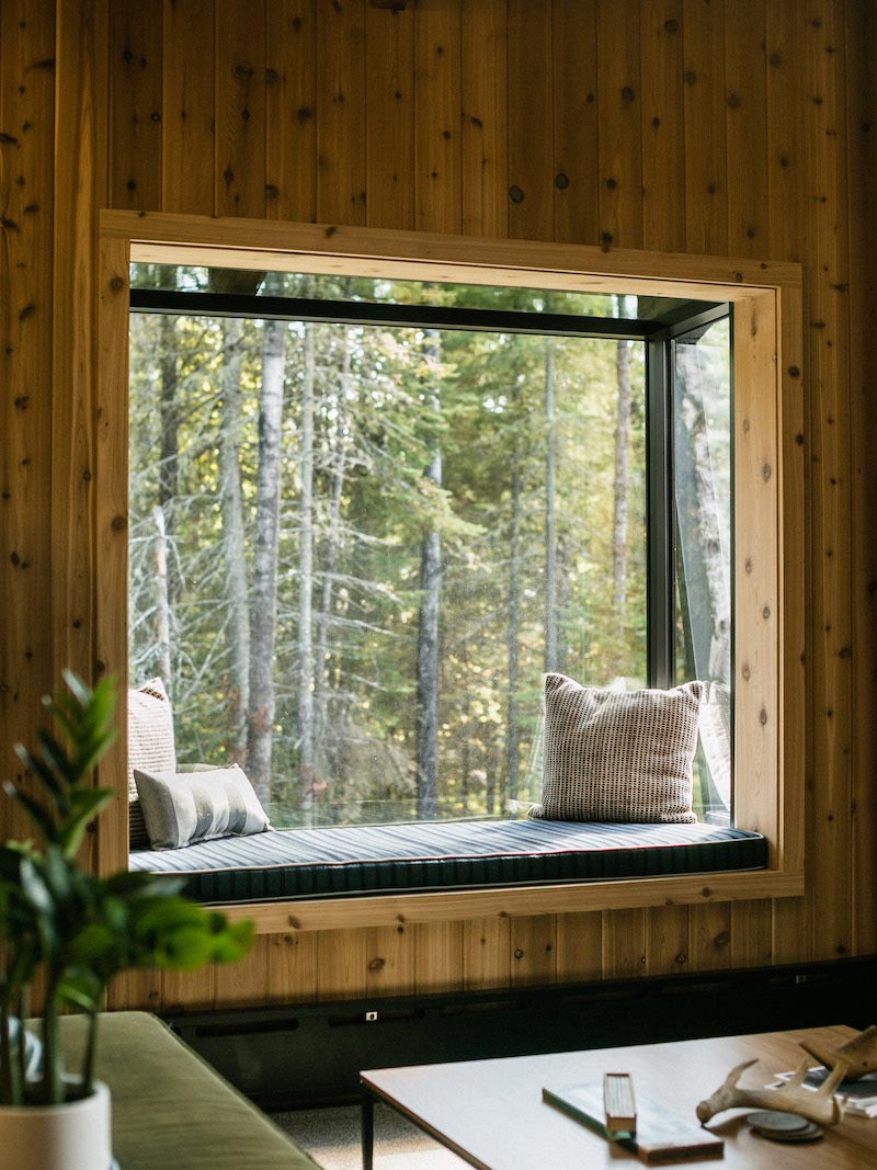 Marvin Awaken skylights and Marvin Skycove in The Minne Stuga cabin