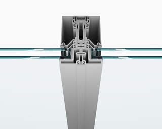 Signature Modern Direct Glaze Mulled Window Cross-Section